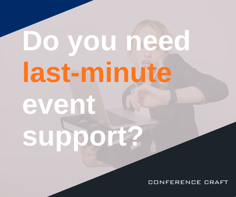 last-minute event support services