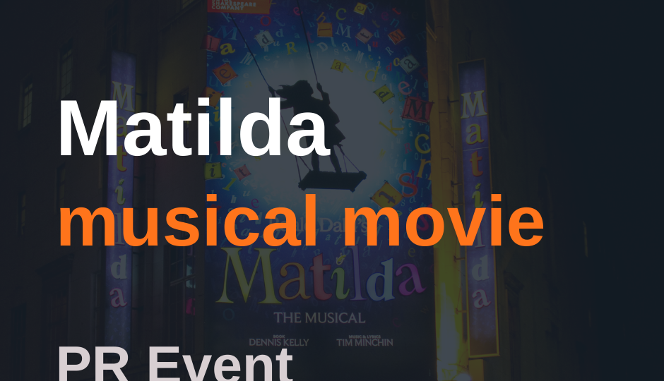 Matilda the Musical Movie PR Event