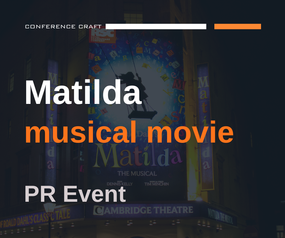 Matilda the Musical Movie PR Event