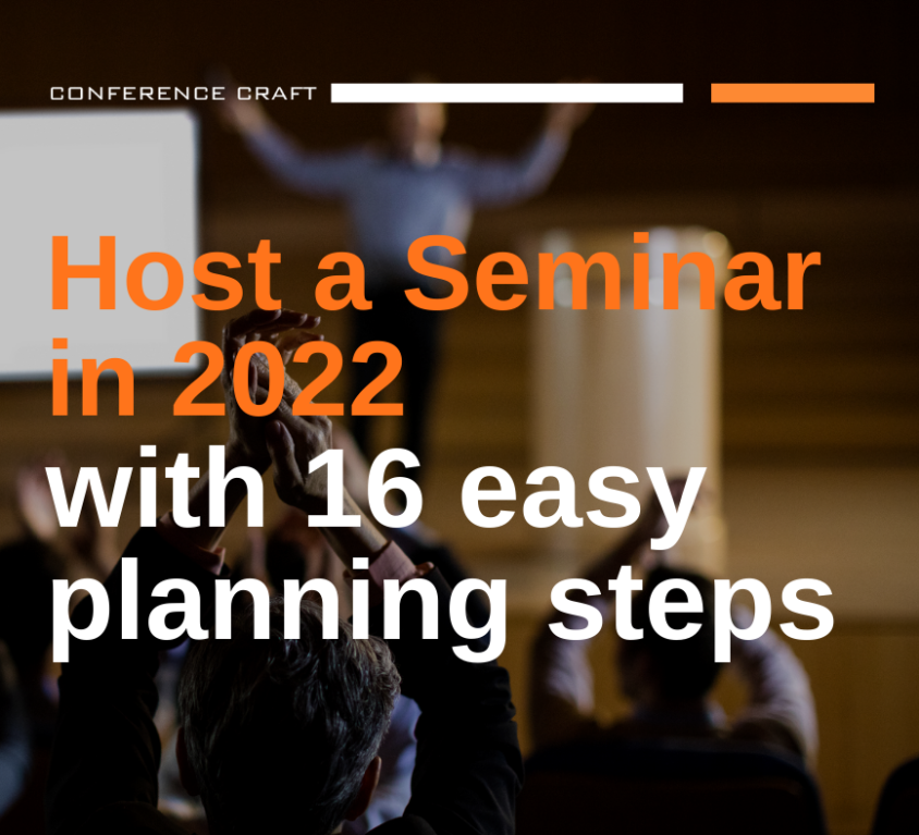 How to host a seminar in 2022